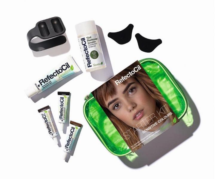 tartovac set farieb na riasy a oboie RefectoCil Sensitive Colours