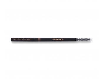 Vodeodolná ceruzka na obočie s kefkou RefectoCil Full Brow Liner - 02, stredne hnedá