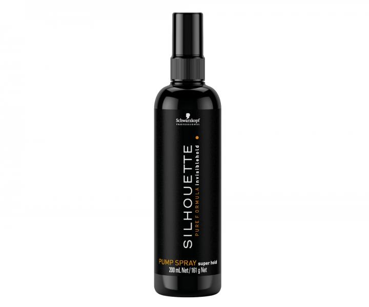 Sprej pre silnú fixáciu vlasov Schwarzkopf Professional Silhouette Invisible Hold Spray - 200 ml