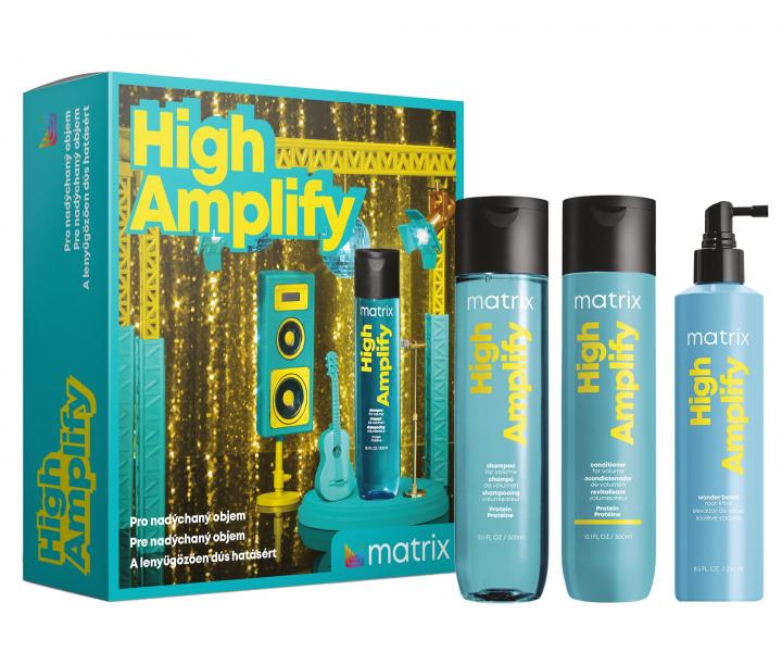 Dar�ekov� sada s prote�nmi pre nad�chan� objem jemn�ch vlasov Matrix High Amplify