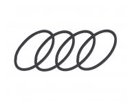 Elastick gumiky do vlasov Eurostil Professional - ierne, 48 ks