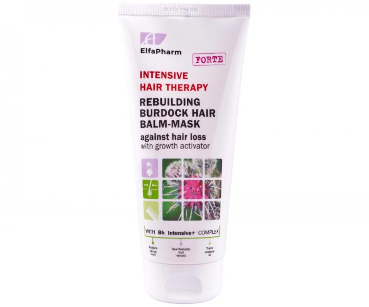 Maska proti vypad�vaniu vlasov Elfa Pharm Intensive Hair Therapy Forte Rebuilding Burdock Hair Balm-mask - 200 ml