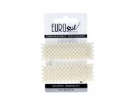 Ozdobn obdnikov sponky pukaky s perlikami Eurostil Professional - 8 cm, 2 ks