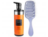 Semi-permanentn regeneran maska &#8203;&#8203;Klral System Colorama 7.77 - 500 ml, intenzvna meden blond + kefa zadarmo