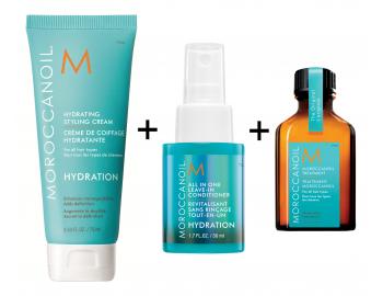 Sada pre hydratciu Moroccanoil Style Like a Star Hydration + olejov starostlivos 25 ml ZADARMO