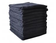 Uterky frot 80 x 50 cm, 100% bavlna, Sibel, ierne - 12 ks