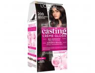 Preliv bez amoniaku Loral Casting Crme Gloss - 200 ebenov ierna