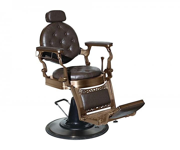 Kadern�cke barber kreslo Sibel Barburys Malone II - hned�, patinov� mosadz