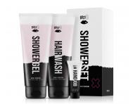 Darekov sada pre kompletn starostlivos o telo a vlasy BusyB Shower Set  Becky Blossom