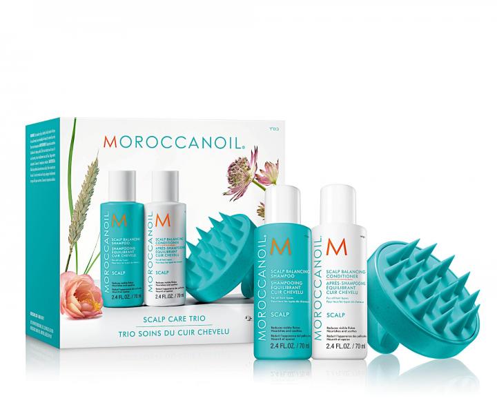 Darekov sada pre zdrav pokoku hlavy Moroccanoil Scalp Care Trio