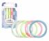 Gumi�ky do vlasov Invisibobble Hair Tie - ne�novo modr�, ru�ov�, zelen�, �lt� a biela