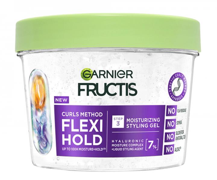 Hydrata�n� g�l pre vlnit� a ku�erav� vlasy Garnier Fructis Method For Curls N�3 Flexi Hold - 370 ml