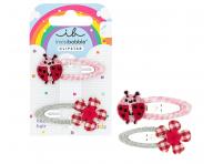 Detsk sponky do vlasov pukaky Invisibobble Clipstar Happy Ladybird - 2 ks