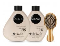 Sada na hydrat�ciu such�ch a ku�erav�ch vlasov Zenz Deep Wood + mini kefa Zenz Boar Brush Mini zadarmo