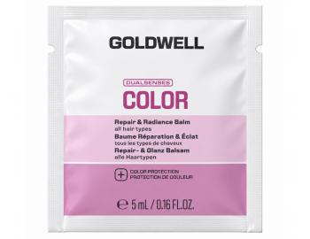 Regenera�n� bezoplachov� balzam pre �iariv� farbu a lesk vlasov Goldwell Dualsenses Color Repair & Radiance Balm - 5 ml