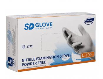 Nitrilov� rukavice SD Glove Nitrile Examination Gloves - 100 ks, biele, ve�kos� L