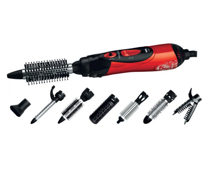 Teplovzdun kefa na vlasy Sencor - erven, 1000 W