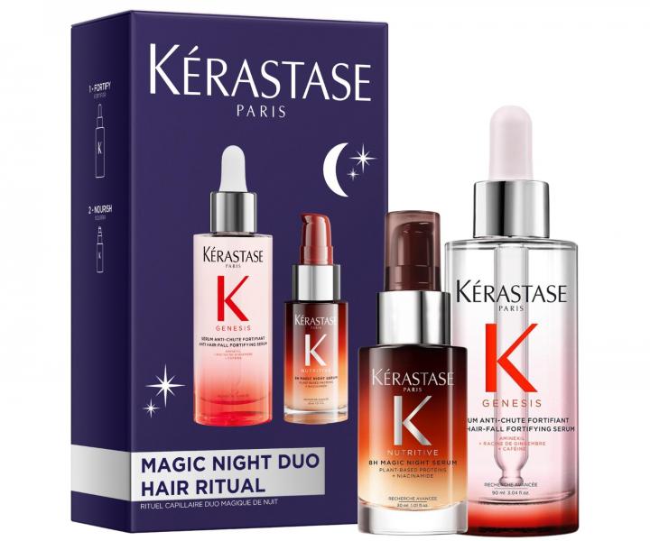 Dar�ekov� sada na posilnenie a no�n� v��ivu vlasov K�rastase Magic Night Duo Hair Ritual