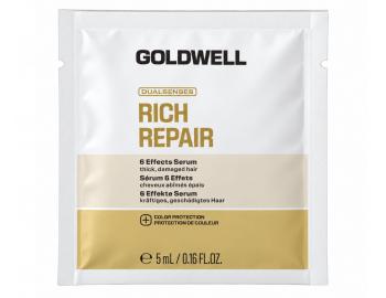 Bezoplachov� regenera�n� s�rum pre such� a po�koden� vlasy Goldwell Dualsenses Rich Repair 6 Effects Serum - 5 ml