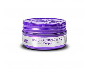 Farbiaci vosk na vlasy Barbertime Hair Coloring Wax - 100 ml, fialový