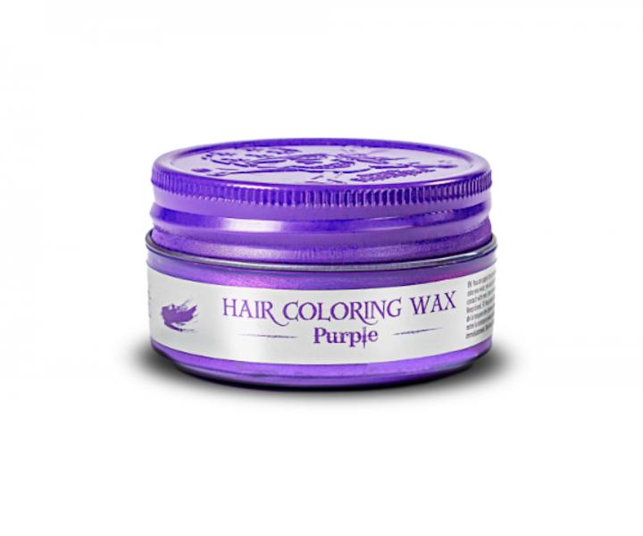 Farbiaci vosk na vlasy Barbertime Hair Coloring Wax - 100 ml, fialov