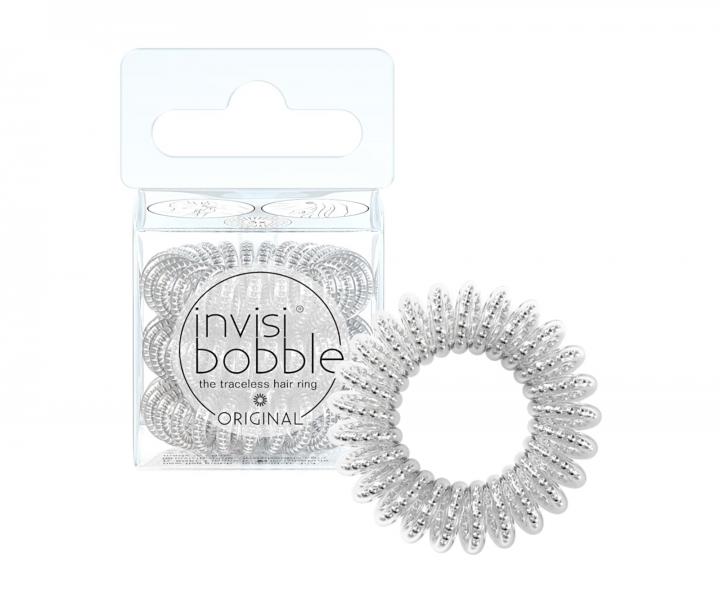 pirlov gumika do vlasov Invisibobble Original Mother Of Chrome - strieborn, 3 ks