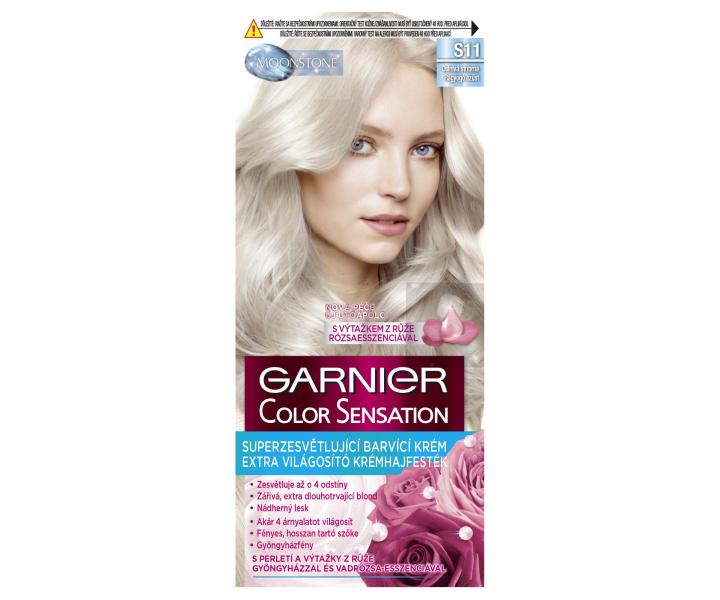 Superzosvetujci farba Garnier Color Sensation S11 oslniv strieborn