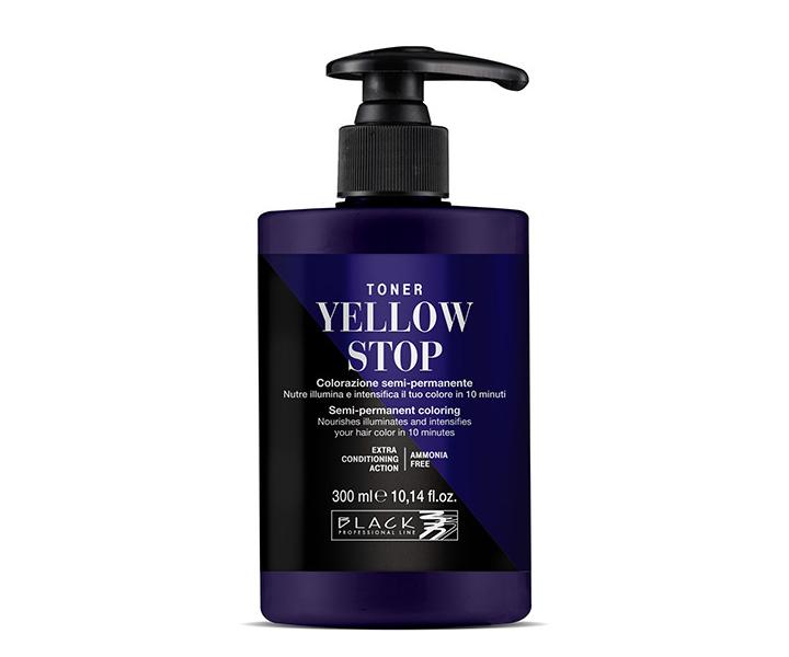 Neutralizan toner pre blond vlasy Black Yellow Stop - 300 ml