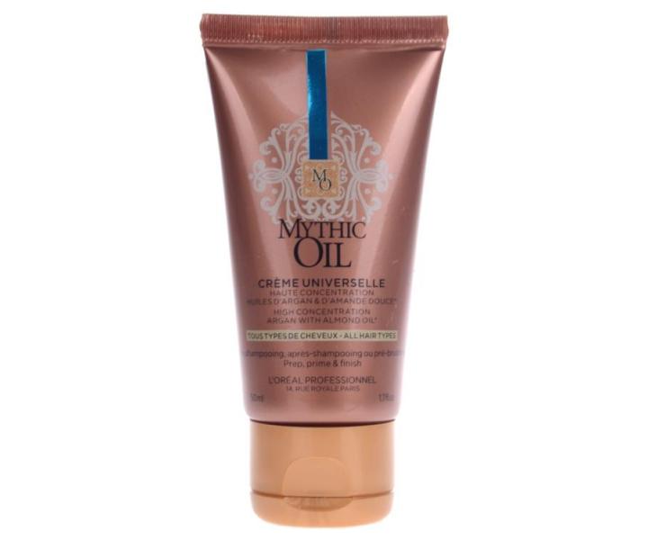 Sada pre pevn a nepoddajn vlasy Loral Mythic Oil + krm Mythic Oil 50 ml zadarmo