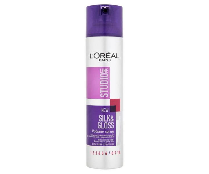 Sprej pre objem Lor�al Studio Line Silk & Gloss - 250 ml
