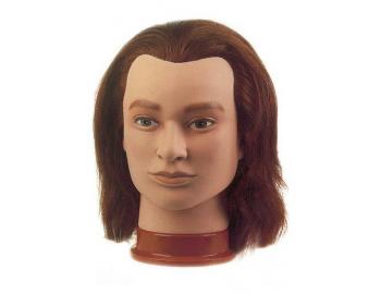 Cvin pnska hlava s prrodnmi vlasmi Sibel Julien - hned, 20-25 cm