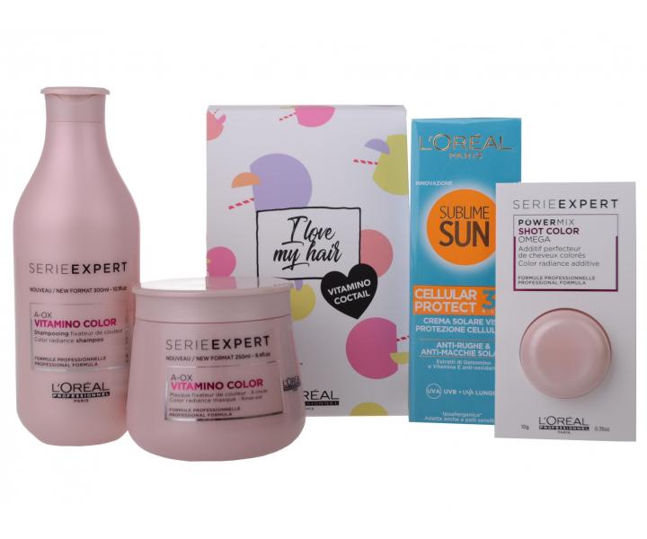 Darekov balek pre farben vlasy Loral - Box Vita Cream ZADARMO