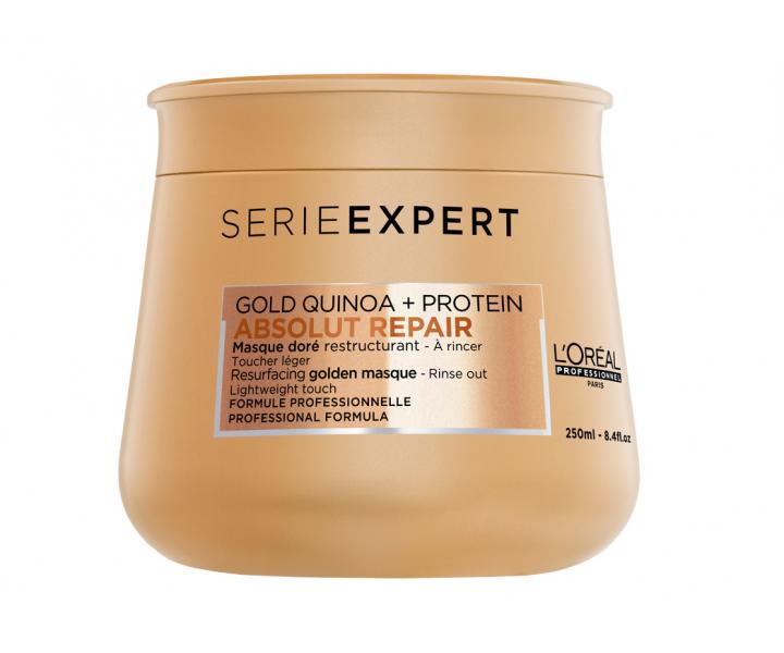 Regeneran zlat maska pre vemi pokoden vlasy Loral Absolut Repair Gold - 250 ml