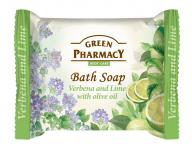 Toaletn mydlo na ruky s olivovm olejom Green Pharmacy Verbena and Lime - 100 g