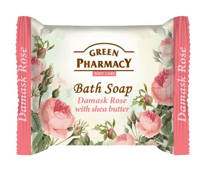 Toaletn mydlo na ruky s bambuckm maslom Green Pharmacy Damask Rose - 100 g