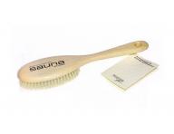 Mas�na a saunovacia kefa Keller z bukov�ho dreva s p��r.�t�tinami