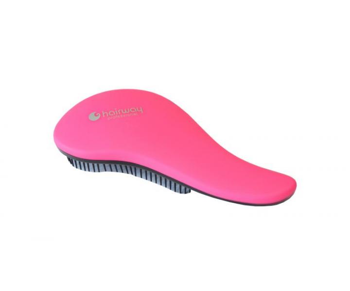 Kefa na vlasy Hairway DeTangle - ru�ovo-�ierna