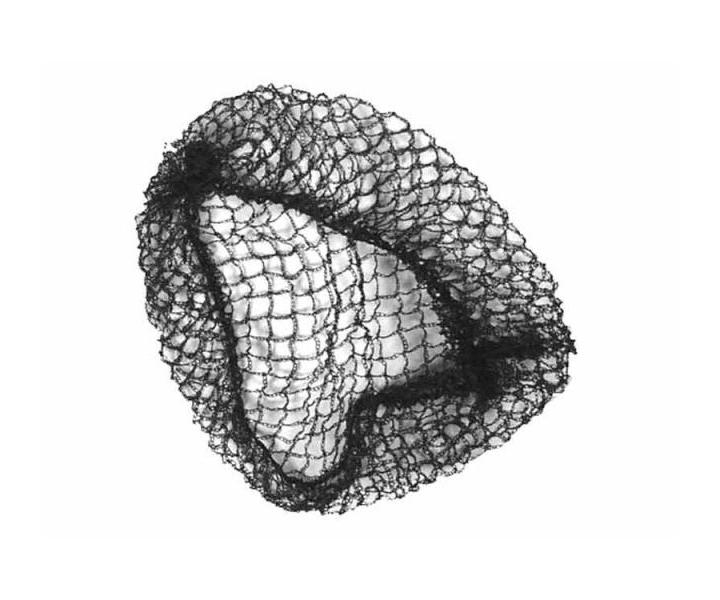 Sieka na vlasy s gumikou Duko 4200 - ierna