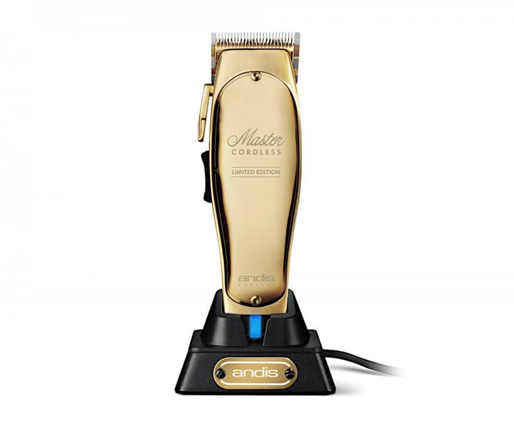 Profesionlny strojek na vlasy a fzy Andis Master Cordless 12545 - zlat