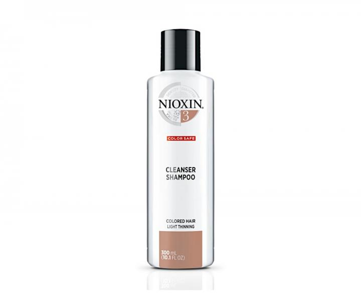 �amp�n pre mierne redn�ce farben� vlasy Nioxin System 3 Cleanser Shampoo - 300 ml