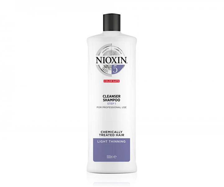 ampn pre mierne rednce chemicky oetren vlasy Nioxin System 5 Cleanser Shampoo - 300 ml