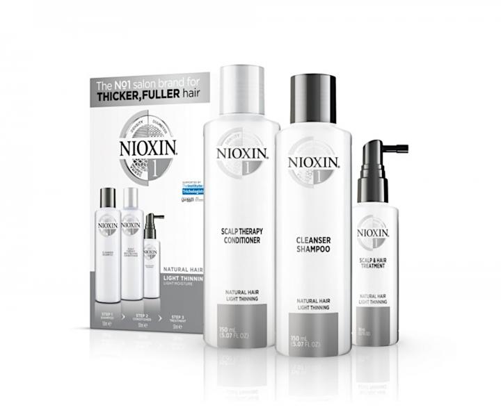 Rad pre mierne rednce prrodn vlasy Nioxin System 1