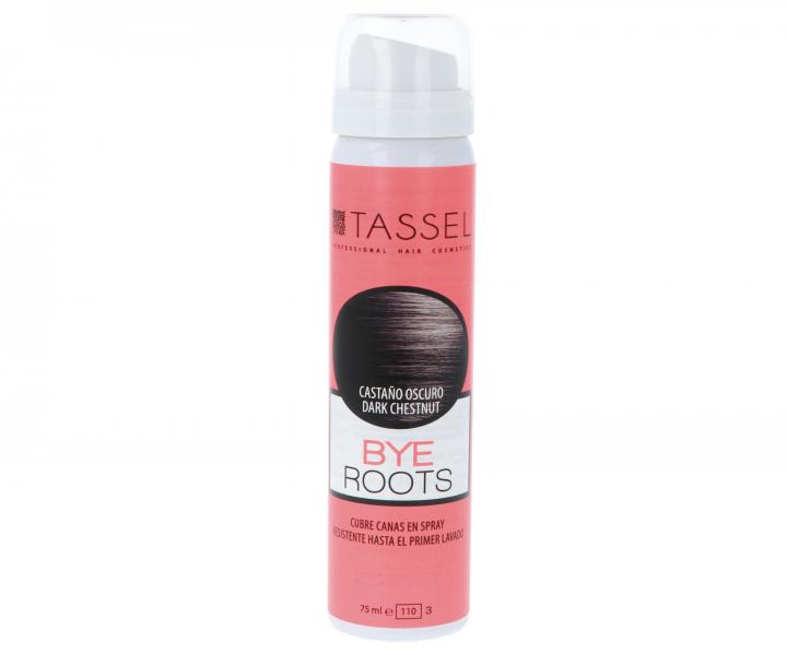 Sprej na zakrytie odrastov Tassel Cosmetics Bye Roots - 75 ml, tmavo gatanov