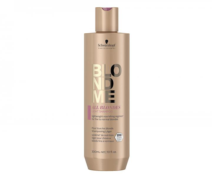 ahk ampn pre blond vlasy Schwarzkopf Professional BlondMe All Blondes Light Shampoo - 300 ml