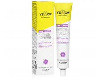 T�novacia farba na zosvetlen� vlasy Yellow Professional Pure Toners 100 ml - odtie� .7 Deep Matte - hlbok� matn�