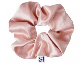 Ozdobn� sat�nov� gumi�ka do vlasov Sister Young Scrunchie Lilu Champagne - �ampa�