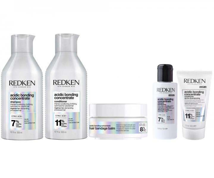 Sada pre po�koden� vlasy a rozstrapkan� kon�eky Redken Acidic Bonding Concentrate + �amp�n 75 ml a starostlivos� 50 ml zadarmo