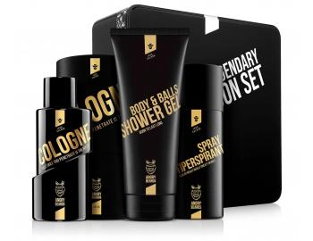 Pnska darekov sada pre starostlivos o telo Angry Beards Legendary Jack Saloon Set