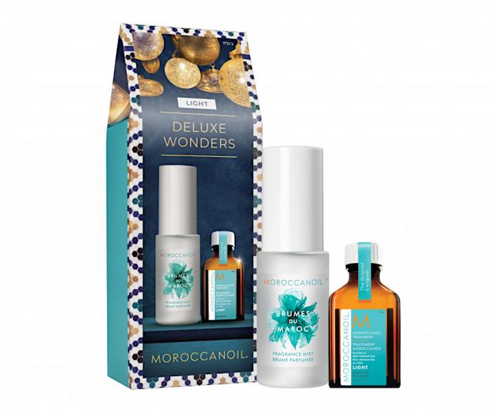 Dar�ekov� sada �ahkej olejovej starostlivosti a v�ne na vlasy Moroccanoil Deluxe Wonders Light