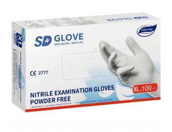 Nitrilov� rukavice SD Glove Nitrile Examination Gloves - 100 ks, biele, ve�kos� XL